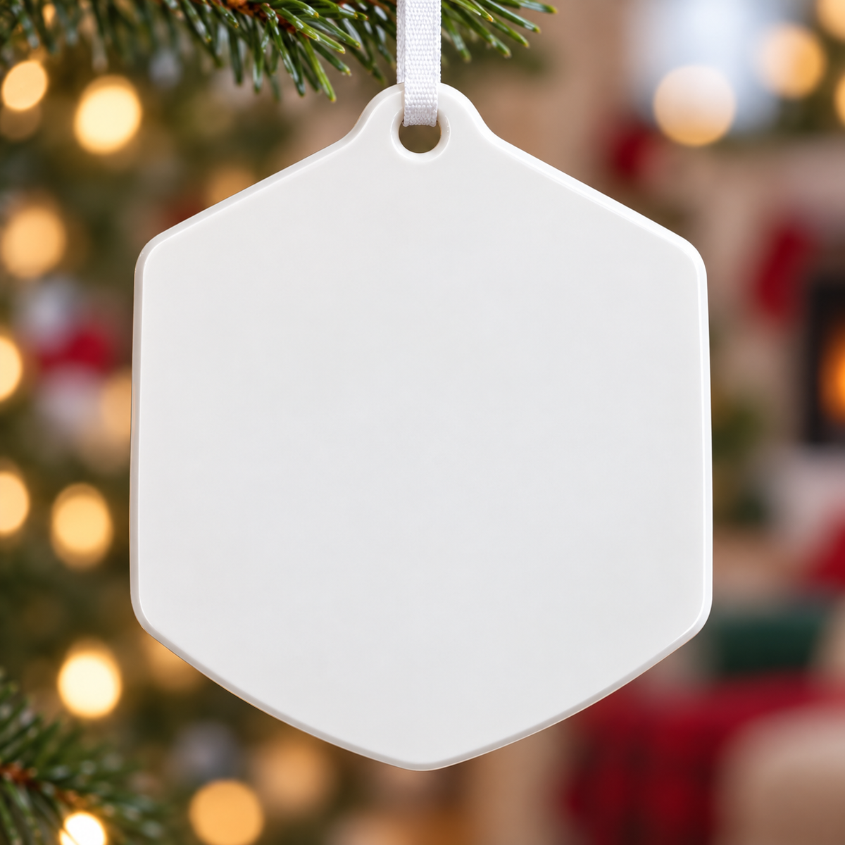 Expecting Parents 2026 Baby Footprint Christmas Tree Hanging Plaque - 3D Relief Ornament