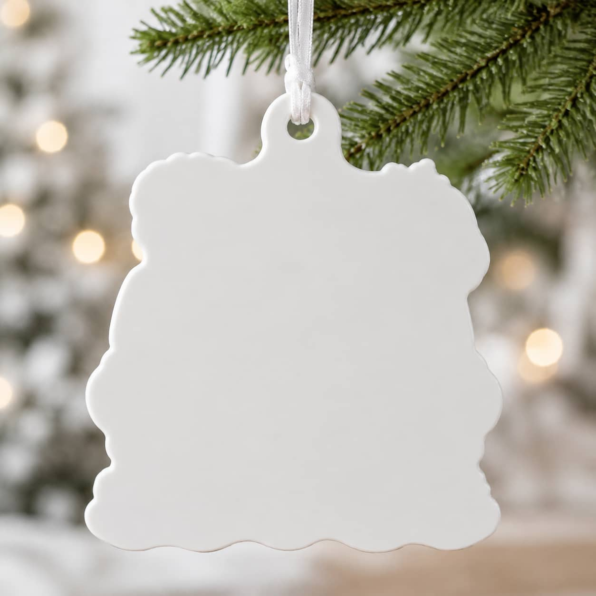 Family and Dog Christmas Tree Keepsake, 2026 Gingerbread Holiday Decor - 3D Relief Ornament